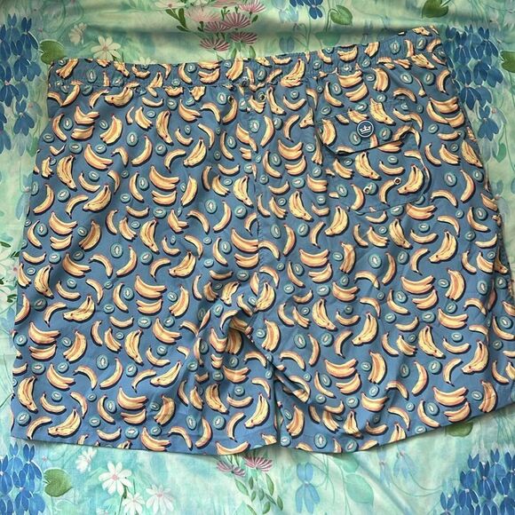 Peter Millar Seaside Collection Swim Trunks Banana Print - XXL - Picture 2 of 9